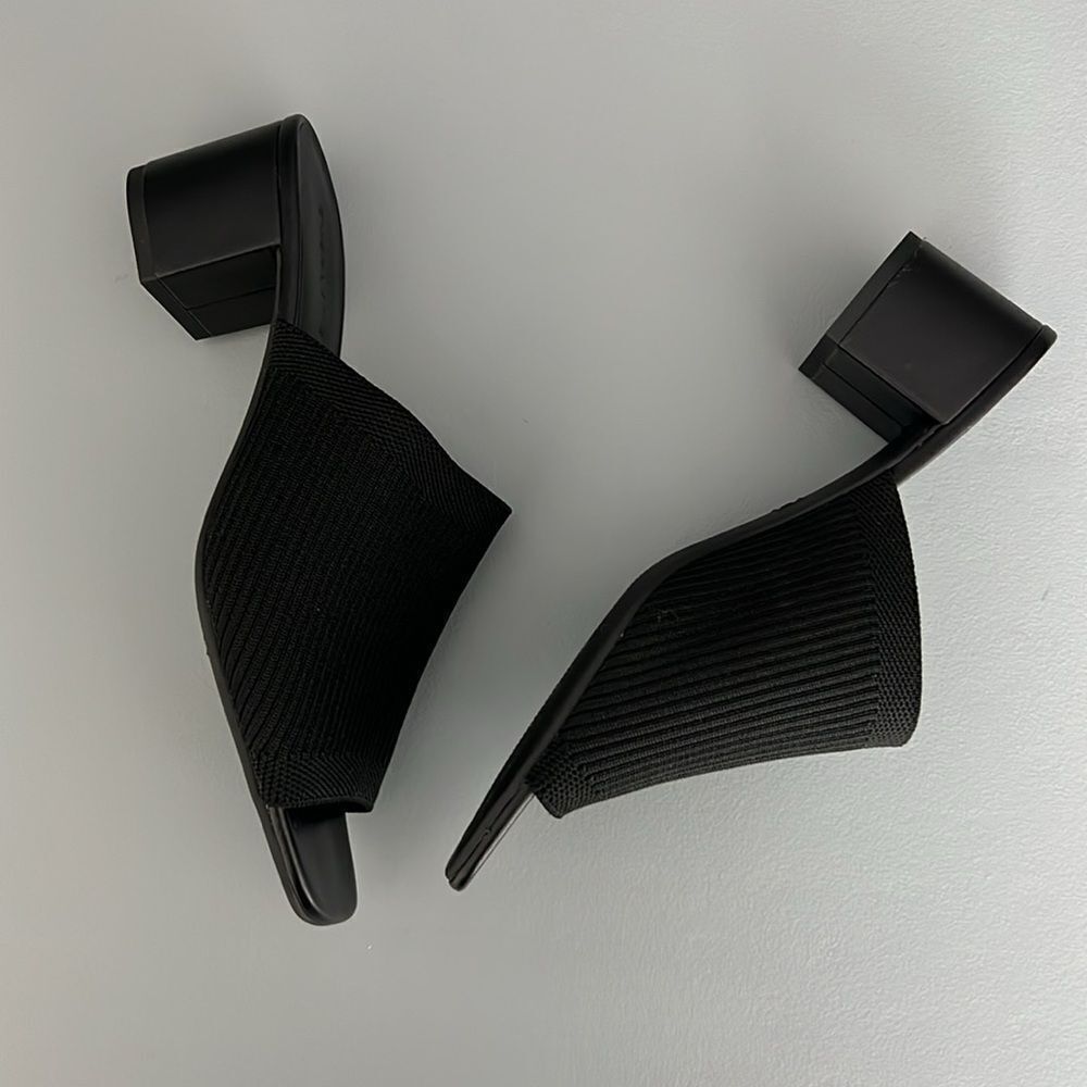 New Everlane The Glove Mule in ReKnit Black Size 9.5 - Picture 6 of 12